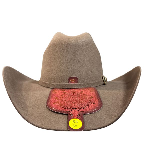 Tombstone 20x Wool Cowboy Hat Este Oeste Roble