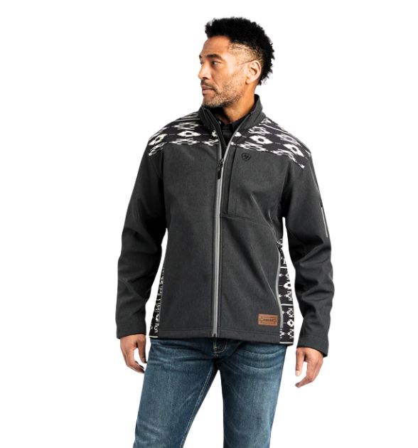 Men's Ariat Chimayo Vernon 2.0 Softshell Jacket - Charcoal