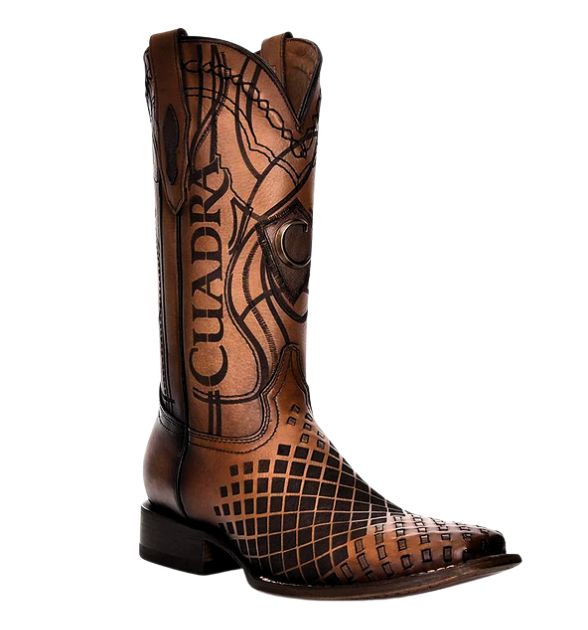 Cuadra Men's Bovine Leather Square Toe Boot - Brown