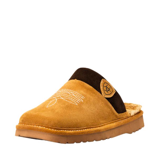 Men's Ariat Silversmith Square Toe Slipper - Chestnut