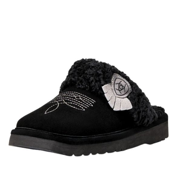 Women's Ariat Jackie Square Toe Slipper - Black