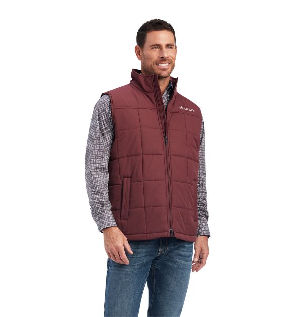 Ariat Men's Crius Insulated Vest  – Red Mahogany