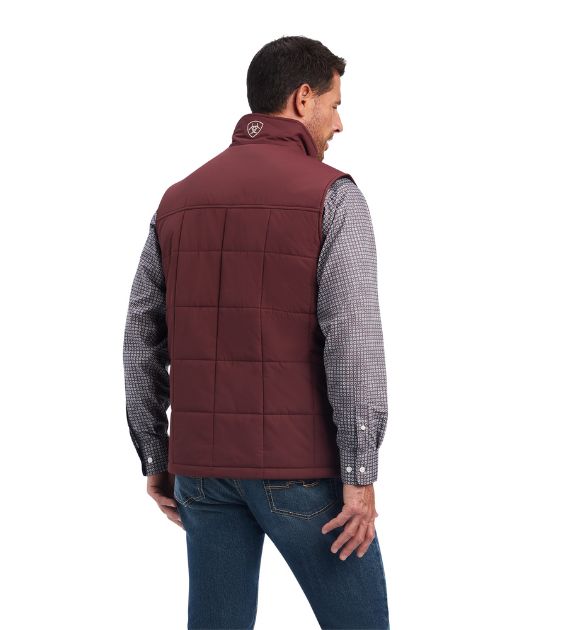 Ariat Men's Crius Insulated Vest  – Red Mahogany