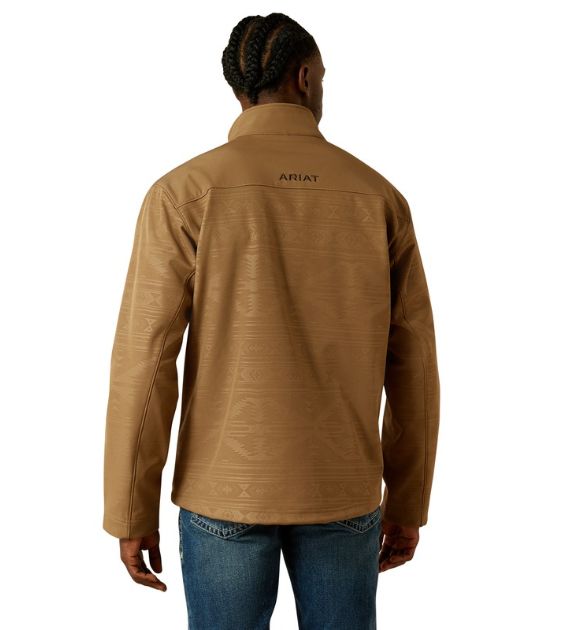 Ariat Men's Vernon Softshell Jacket - Khaki Southwest