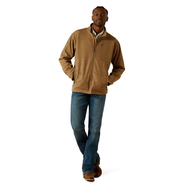Ariat Men's Vernon Softshell Jacket - Khaki Southwest