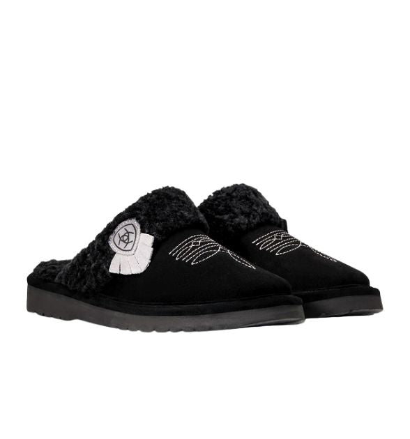 Women's Ariat Jackie Square Toe Slipper - Black