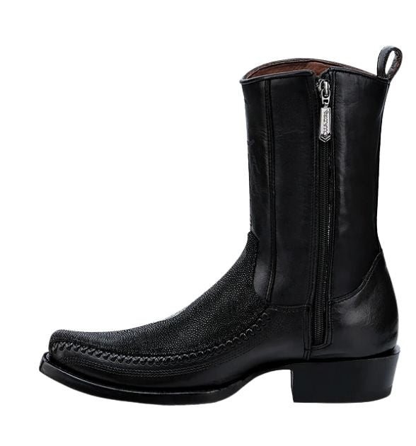 Men's Cuadra Mantarraya Narrow Square Toe Boot - Black