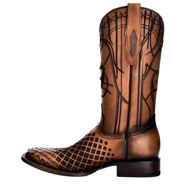 Cuadra Men's Bovine Leather Square Toe Boot - Brown