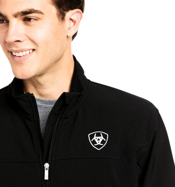 Men's Ariat New Team Softshell Jacket - Black