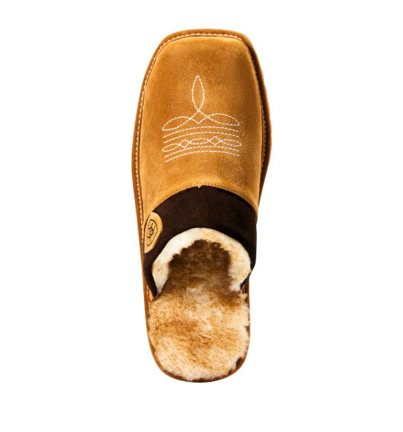 Men's Ariat Silversmith Square Toe Slipper - Chestnut