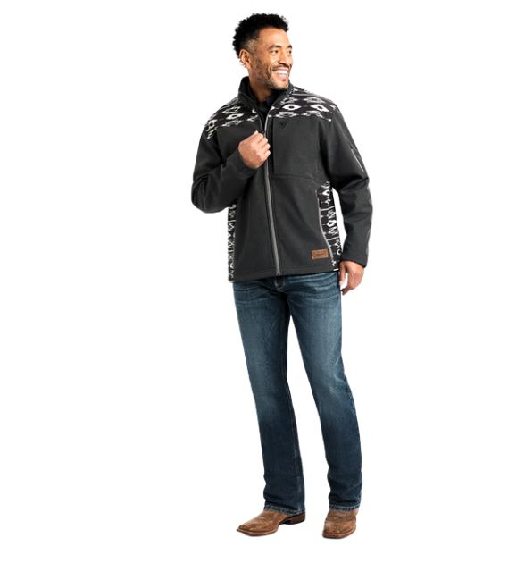 Men's Ariat Chimayo Vernon 2.0 Softshell Jacket - Charcoal
