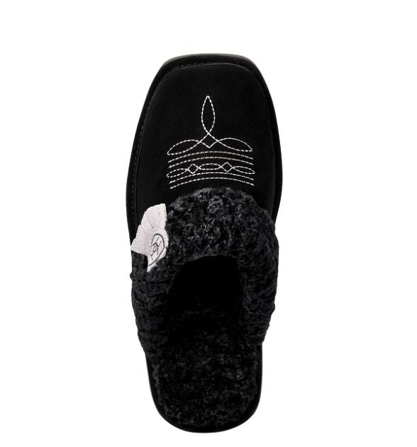 Women's Ariat Jackie Square Toe Slipper - Black