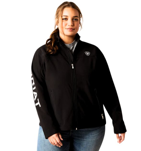 Women's Ariat New Team Softshell Jacket - Black