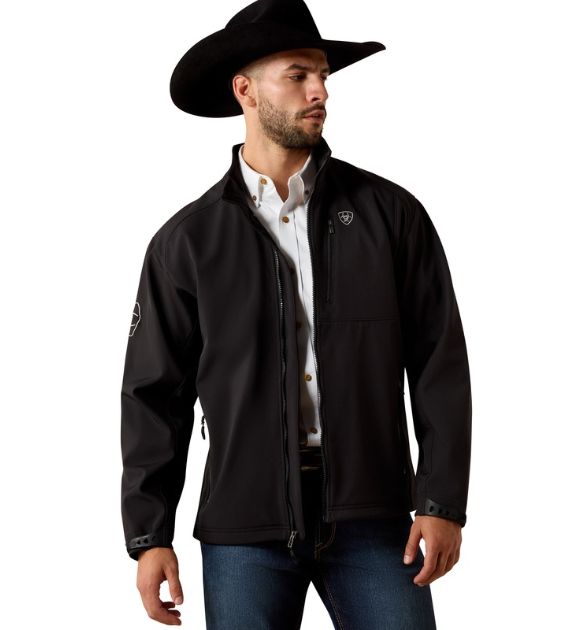 Ariat Men's Logo Softshell Jacket - Black
