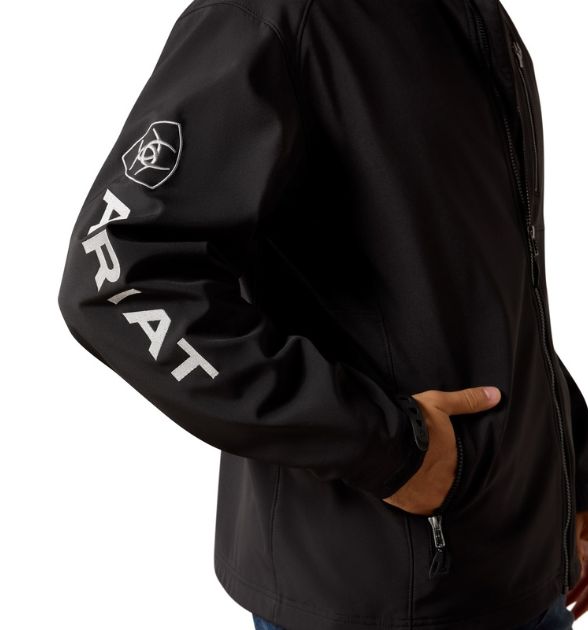 Ariat Men's Logo Softshell Jacket - Black