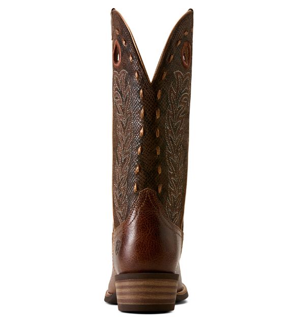 Ariat Women's Lucero Narrow Cutter Toe Western Boot – Deepest Tan/Chocolate Snake Print