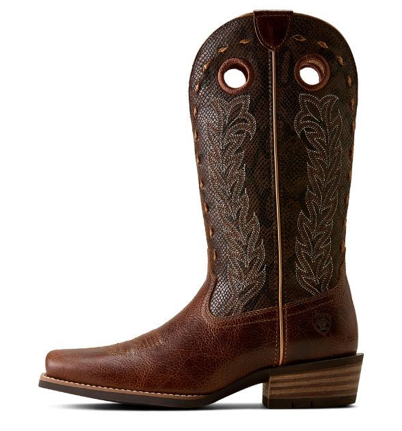 Ariat Women's Lucero Narrow Cutter Toe Western Boot – Deepest Tan/Chocolate Snake Print