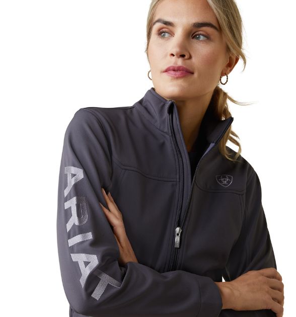 Ariat Women's New Team Softshell Jacket Periscope Gray