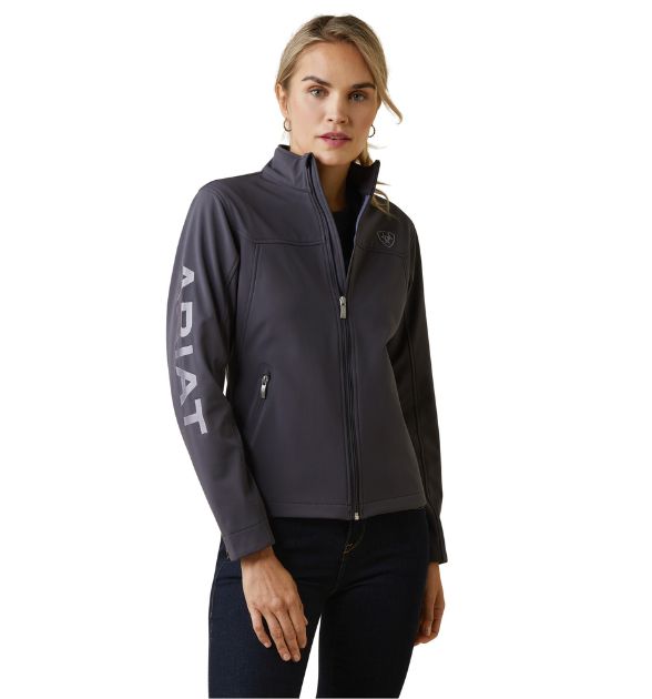 Ariat Women's New Team Softshell Jacket Periscope Gray