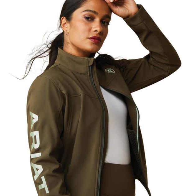 Ariat Women's New Team Softshell Jacket Relic Green