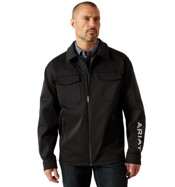 Ariat Men's Sentinel Jacket – Black | Western Softshell Jacket