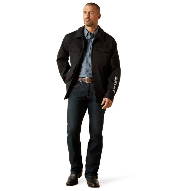 Ariat Men's Sentinel Jacket – Black | Western Softshell Jacket