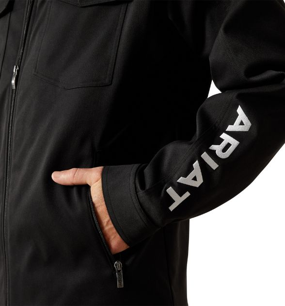 Ariat Men's Sentinel Jacket – Black | Western Softshell Jacket