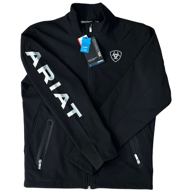 Men's Ariat New Team Softshell Jacket - Black