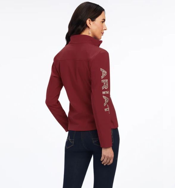 Ariat Women's Aparejo Team Softshell Jacket, Dark Red