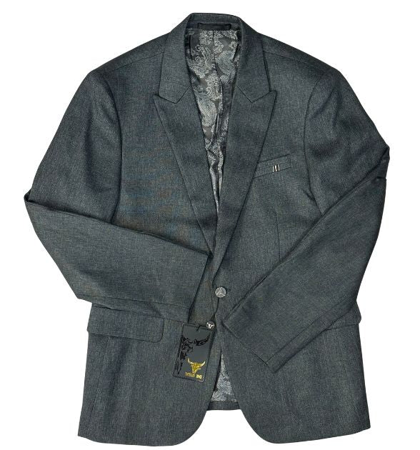 BC1 Collection Men's Yucateco Blazer – D. Silver/Brown | Western Style