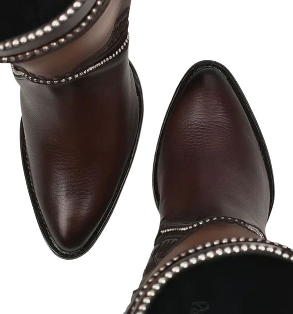 Cuadra Women's Res Pitbull Damasco Round Toe Boot, Chocolate