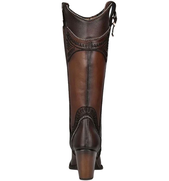 Cuadra Women's Res Pitbull Damasco Round Toe Boot, Chocolate