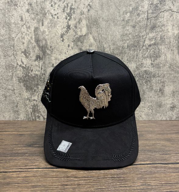 Bigg Boss Men's Gallo Snapback Cap – Black | Rooster Western Hat