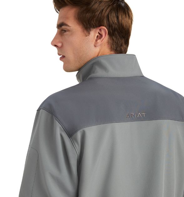 Ariat Men's Vernon 2.0 Softshell Jacket – Jetty Gray | Western Wear