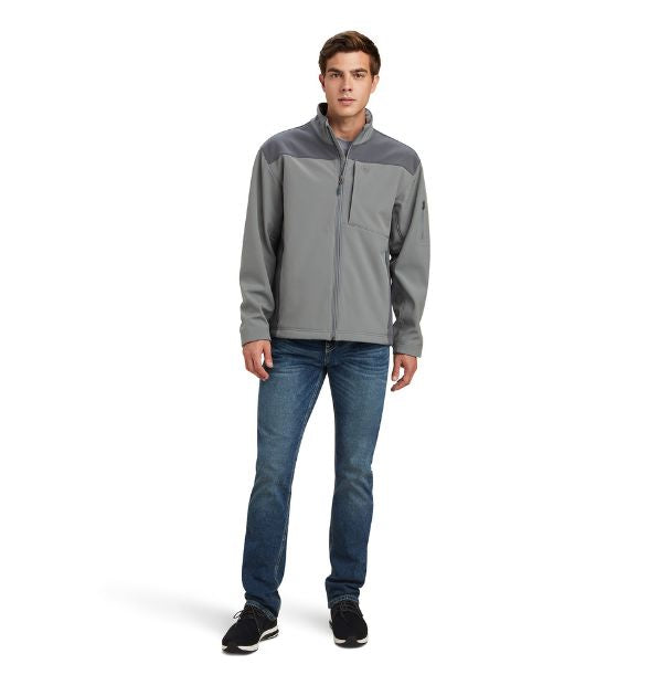 Ariat Men's Vernon 2.0 Softshell Jacket – Jetty Gray | Western Wear