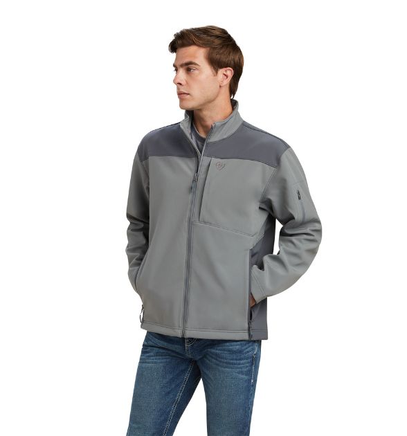 Ariat Men's Vernon 2.0 Softshell Jacket – Jetty Gray | Western Wear