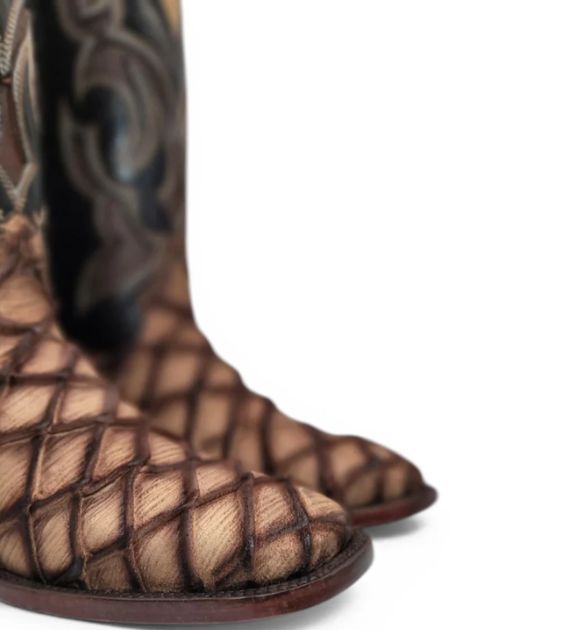 Men's Hooch Pirarucu Print Western Boot Orix