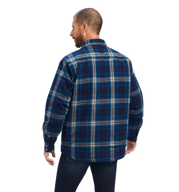 Ariat Men's Hannoch Retro Shirt Jacket – Maritime Blue | Western