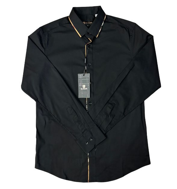K1JEANS Men’s Western Shirt – Black
