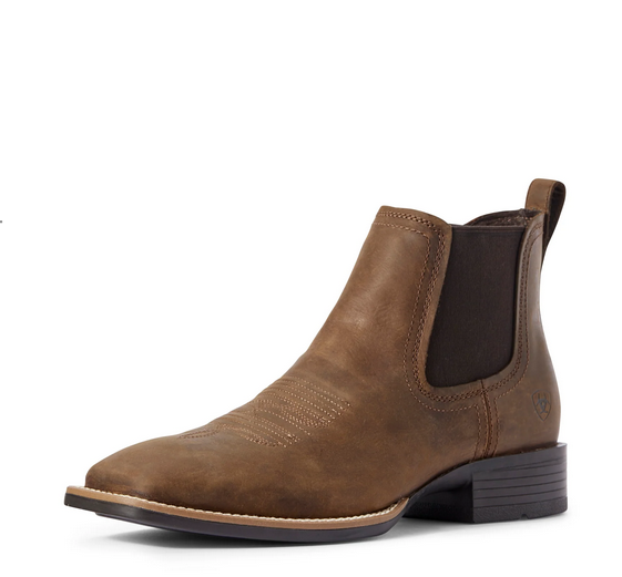Men's Ariat Booker Ultra Western Boot - Distressed Tan