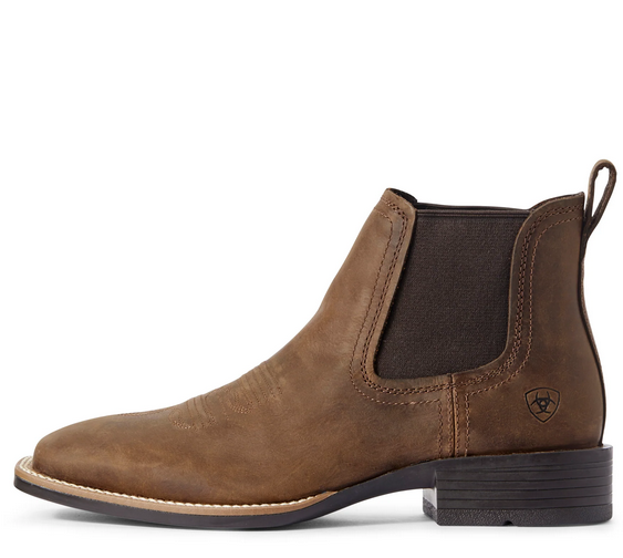 Men's Ariat Booker Ultra Western Boot - Distressed Tan