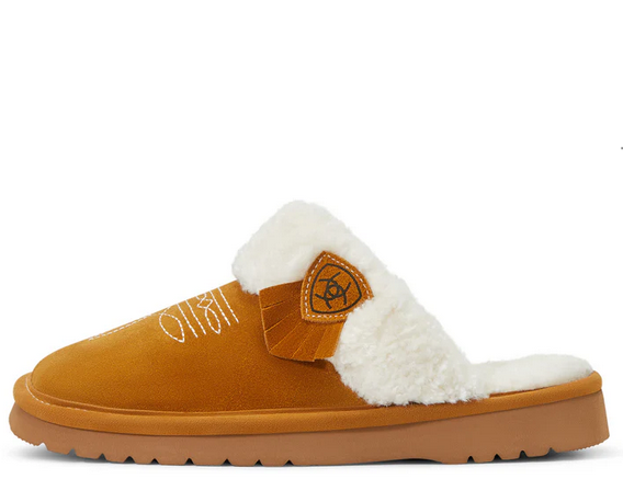 Women's Ariat Jackie Square Toe Slipper - Chestnut
