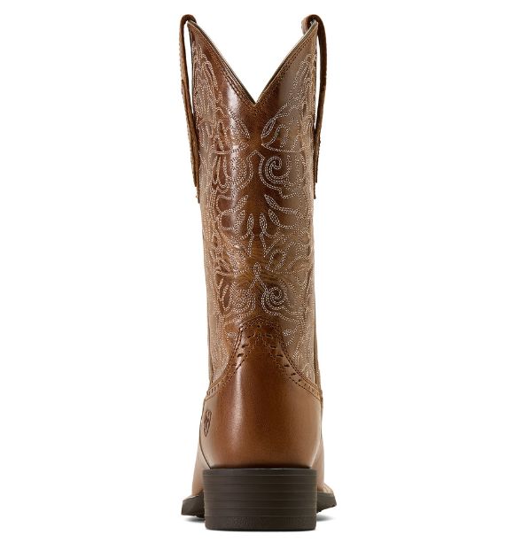 Ariat Women's Round Up Remuda Western Boots – Aged Tan | Square Toe