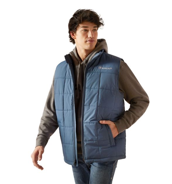 Ariat Men's Crius Insulated Vest – Steely Blue