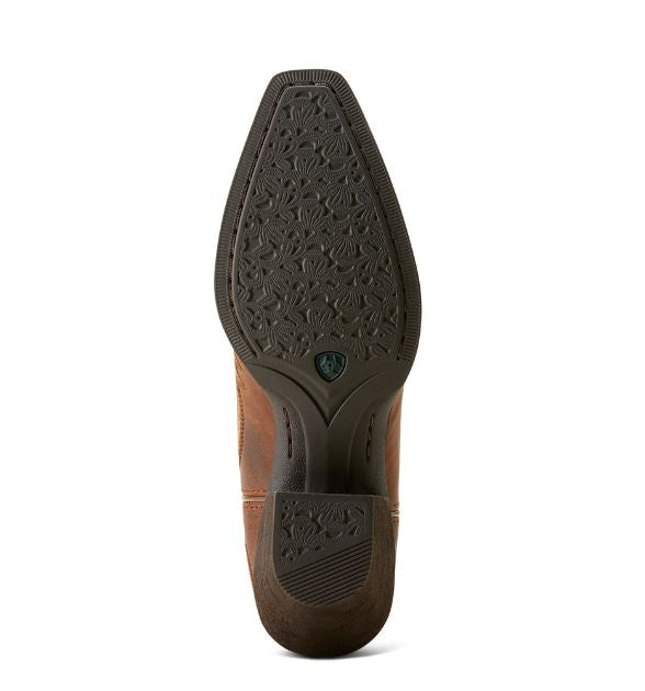 Ariat  Women's Round Up Collins Western Boots – Rafter Tan | Snip Toe