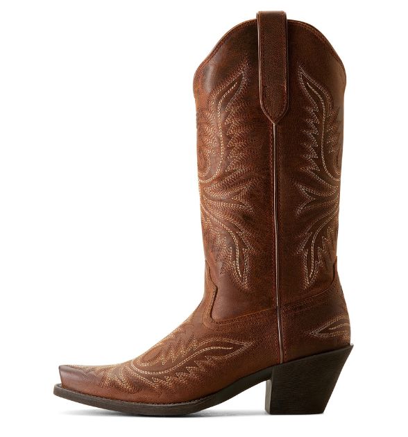 Ariat  Women's Round Up Collins Western Boots – Rafter Tan | Snip Toe