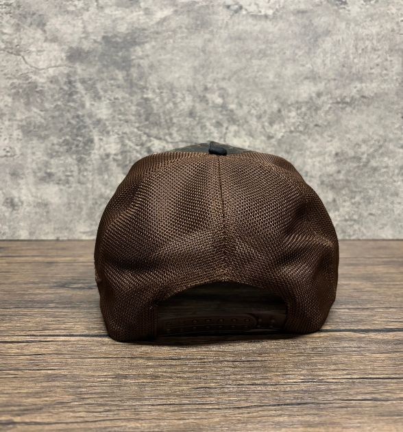 Cuadra Men's Brown Snapback Cap | Logo Pattern