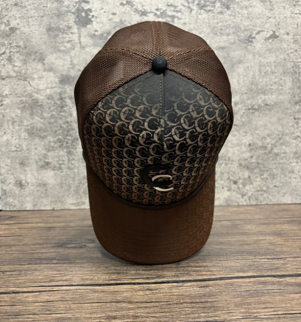 Cuadra Men's Brown Snapback Cap | Logo Pattern