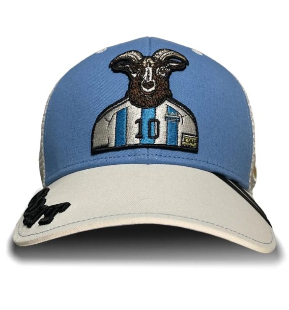 Corne Collection Goat Argentina Cap - Sky Blue