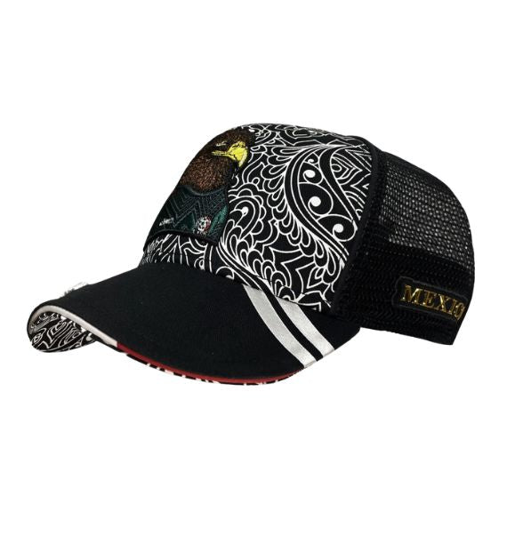 Corne Collection Azteca Mexico Cap - Black